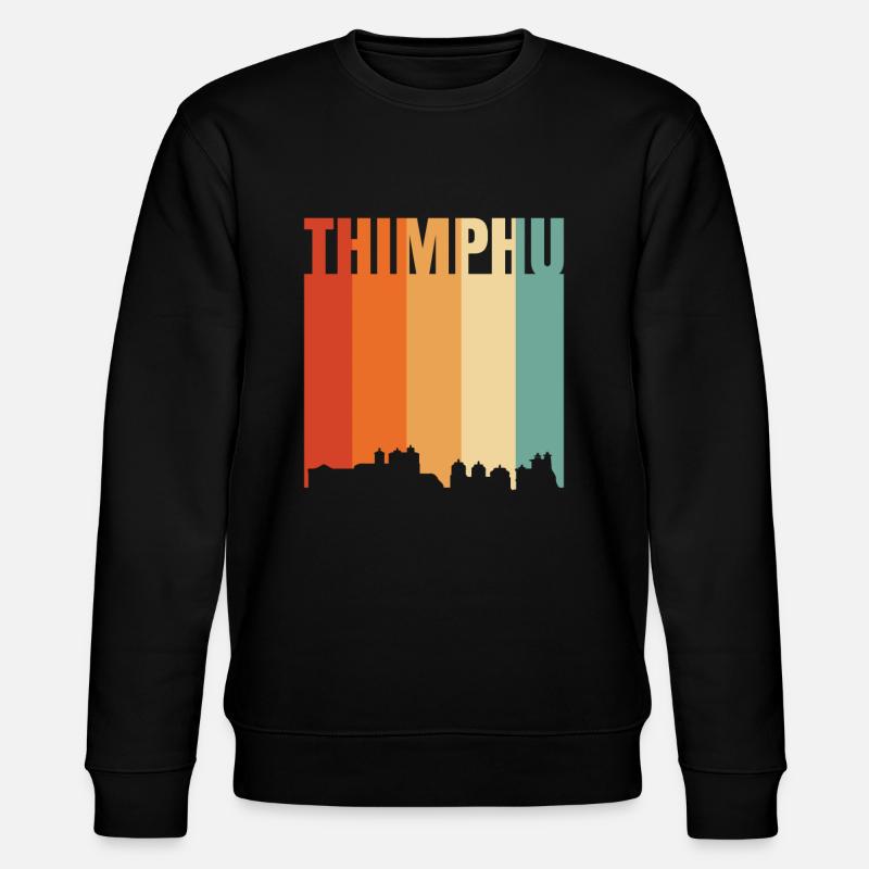 Thimphu - Stanley/Stella CHANGER Unisex Organic Sweatshirt - black