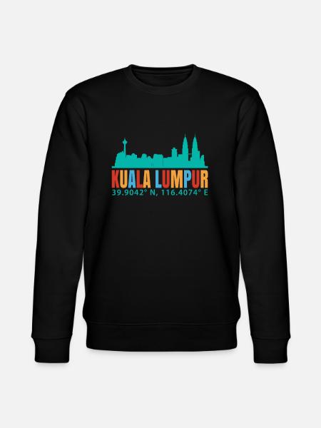 Kuala Lumpur - Stanley/Stella CHANGER Unisex Organic Sweatshirt - black