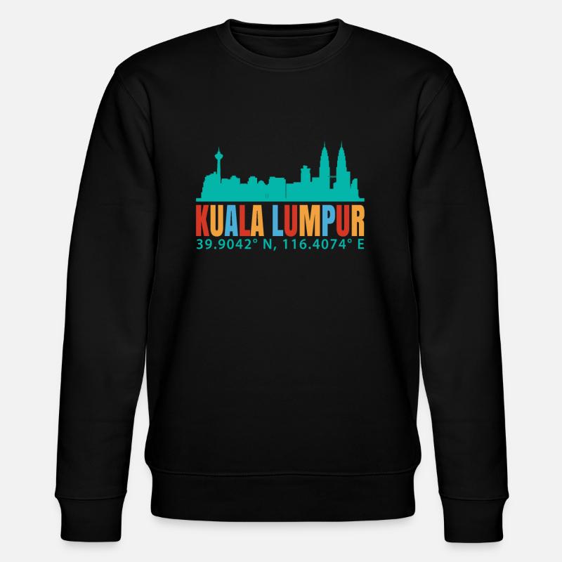 Kuala Lumpur - Stanley/Stella CHANGER Unisex Organic Sweatshirt - black