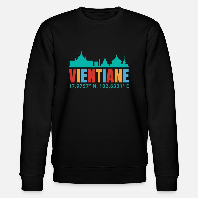 Vientiane - Sweat bio CHANGER Stanley/Stella Unisexe - noir
