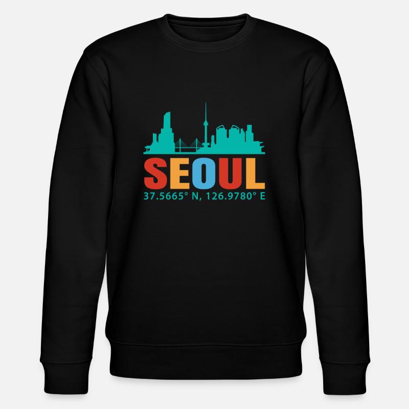 Seoul - Stanley/Stella Unisex Bio-Sweatshirt CHANGER - Schwarz