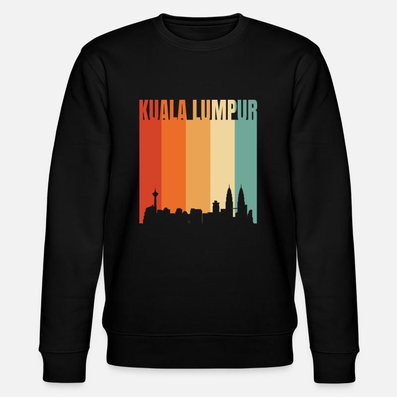 Kuala Lumpur - Stanley/Stella CHANGER Unisex Organic Sweatshirt - black