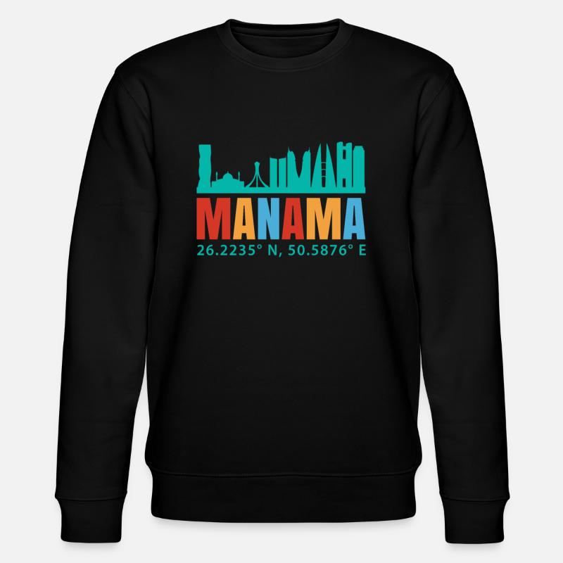 Manama - Stanley/Stella Unisex Bio-Sweatshirt CHANGER  - Schwarz