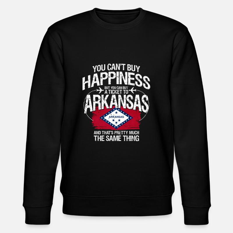 Arkansas - Stanley/Stella Unisex Bio-Sweatshirt CHANGER  - Schwarz