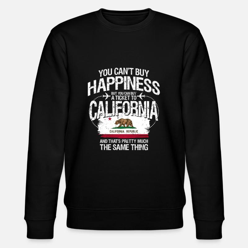 Kalifornien - Stanley/Stella Unisex Bio-Sweatshirt CHANGER  - Schwarz