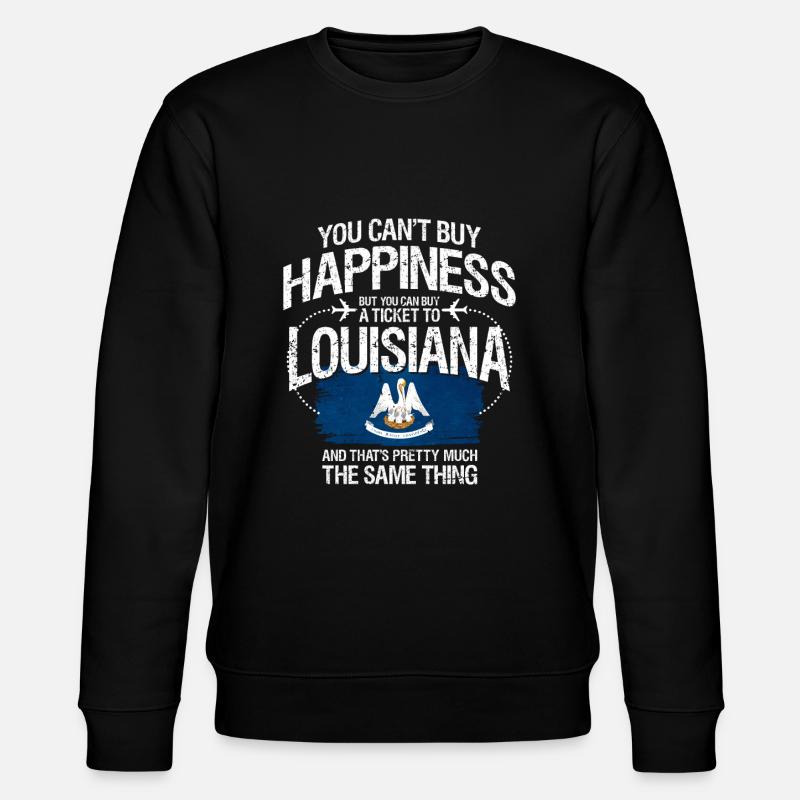 Louisiana - Stanley/Stella Unisex Bio-Sweatshirt CHANGER  - Schwarz