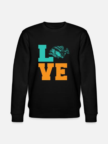 Piranha-Geschenkidee - Stanley/Stella Unisex Bio-Sweatshirt CHANGER  - Schwarz