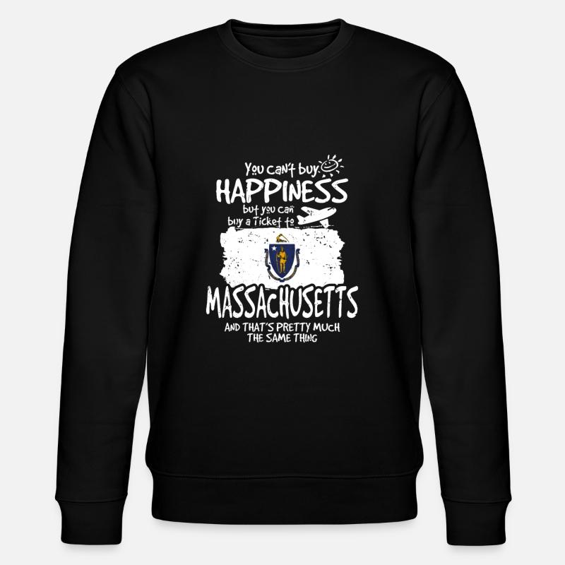 Massachusetts - Sweat bio CHANGER Stanley/Stella Unisexe - noir