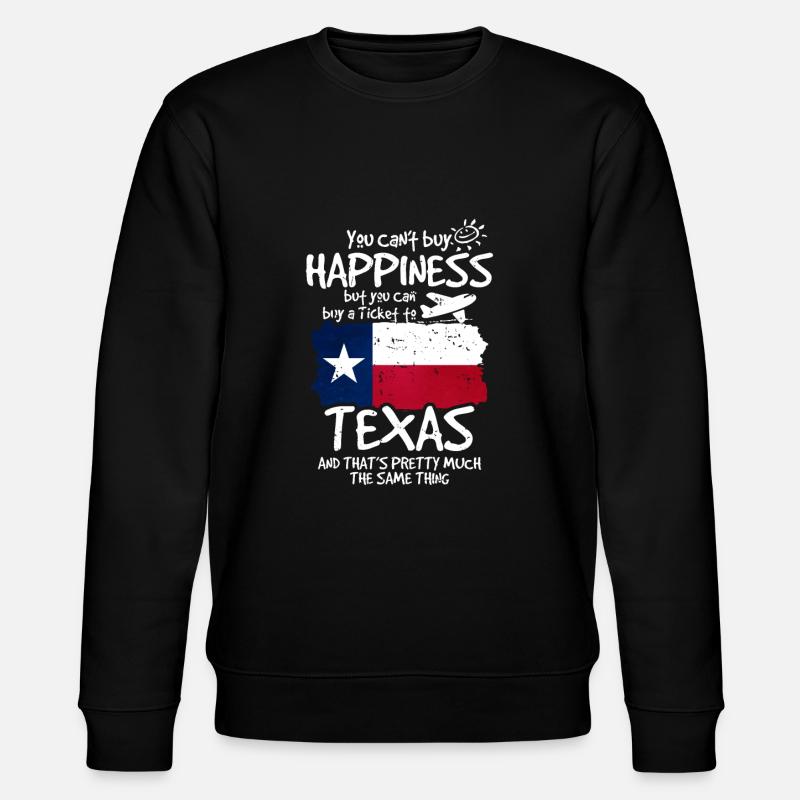 Texas - Stanley/Stella CHANGER Unisex Organic Sweatshirt - black