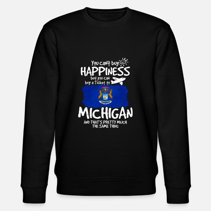 Michigan - Stanley/Stella Unisex Bio-Sweatshirt CHANGER  - Schwarz