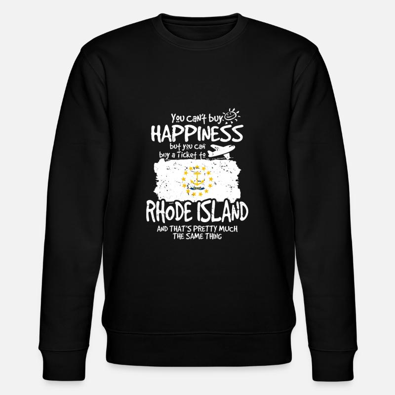 Rhode Island - Stanley/Stella CHANGER Unisex Organic Sweatshirt - black