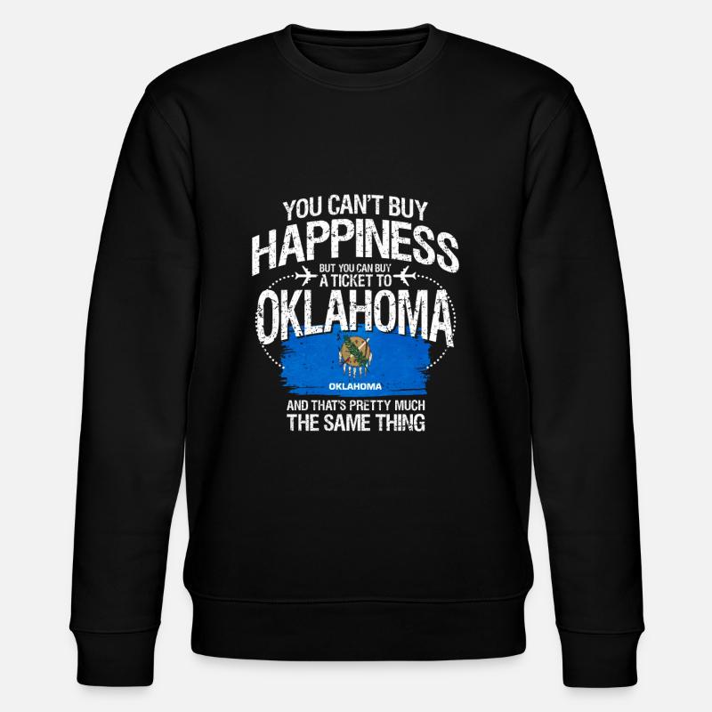 Oklahoma - Stanley/Stella CHANGER Unisex Organic Sweatshirt - black