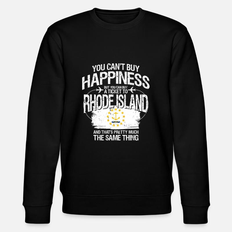 Rhode Island - Stanley/Stella CHANGER Unisex Organic Sweatshirt - black