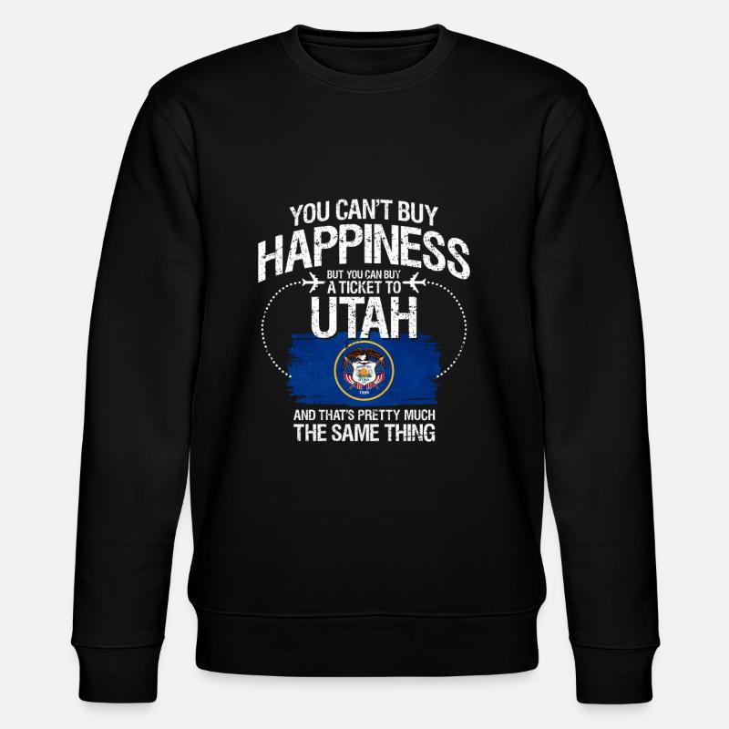 Utah - Stanley/Stella Unisex Bio-Sweatshirt CHANGER  - Schwarz