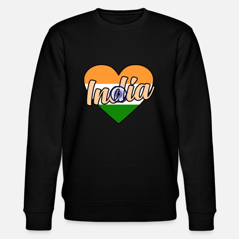 Inde - Sweat bio CHANGER Stanley/Stella Unisexe - noir