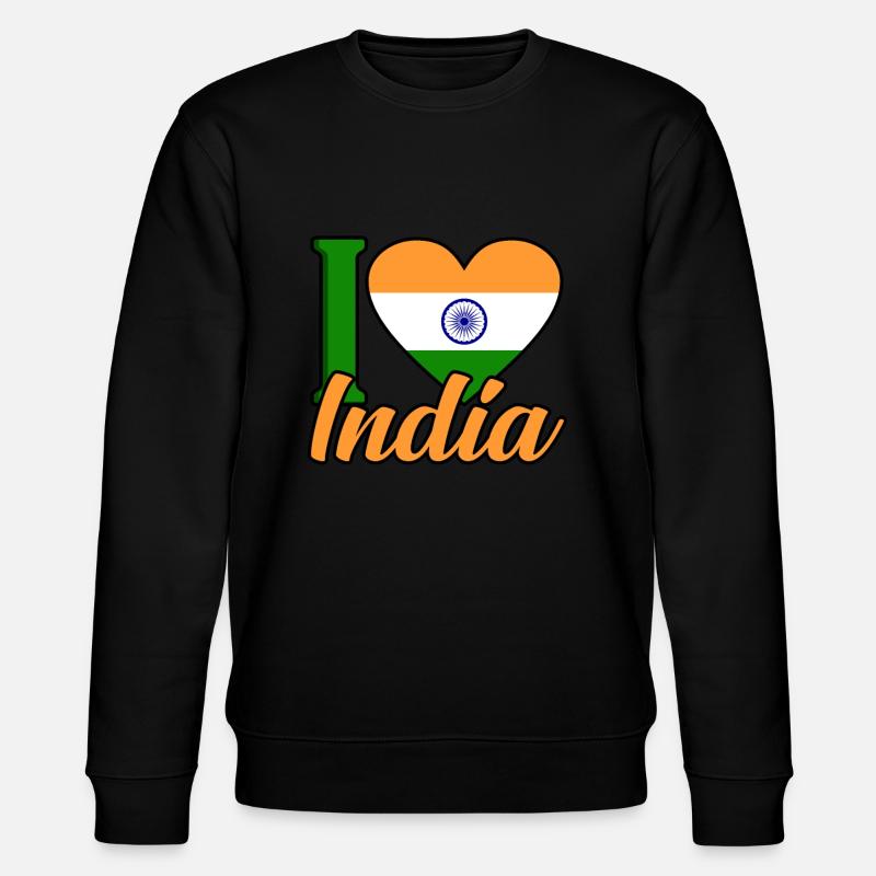 Inde - Sweat bio CHANGER Stanley/Stella Unisexe - noir