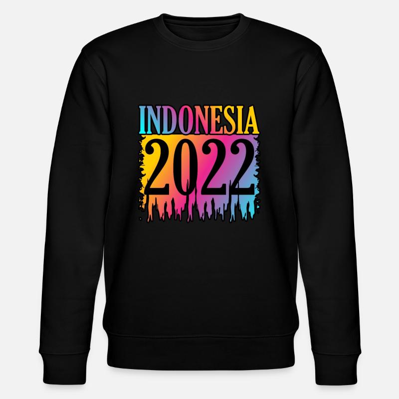 Indonesien - Stanley/Stella Unisex Bio-Sweatshirt CHANGER  - Schwarz