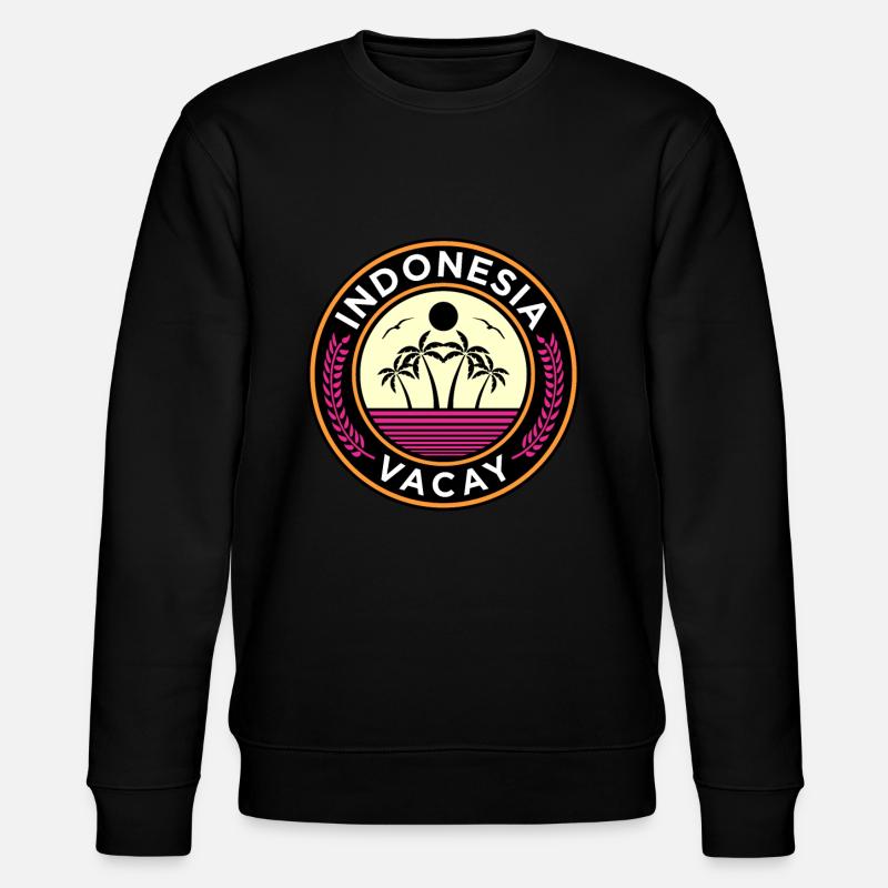 Indonésie - Sweat bio CHANGER Stanley/Stella Unisexe - noir