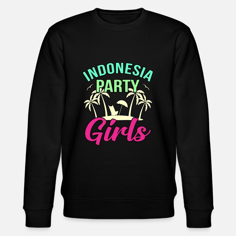 Indonesien - Stanley/Stella Unisex Bio-Sweatshirt CHANGER  - Schwarz