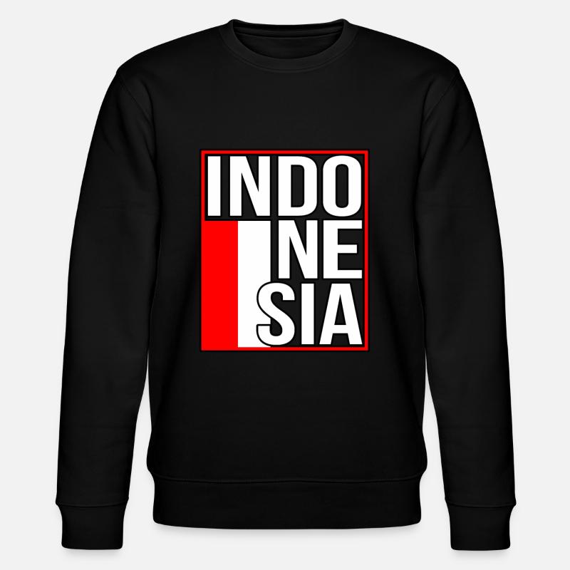 Indonesien - Stanley/Stella Unisex Bio-Sweatshirt CHANGER  - Schwarz