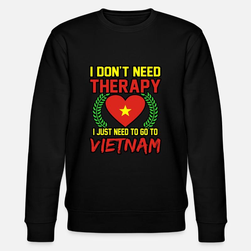Viet Nam - Stanley/Stella CHANGER Unisex Organic Sweatshirt - black