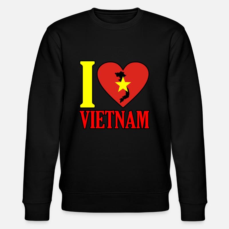 Viet Nam - Stanley/Stella CHANGER Unisex Organic Sweatshirt - black