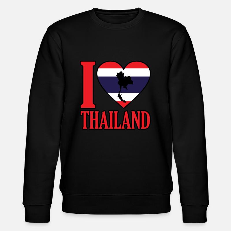 Thailand - Stanley/Stella Unisex Bio-Sweatshirt CHANGER  - Schwarz