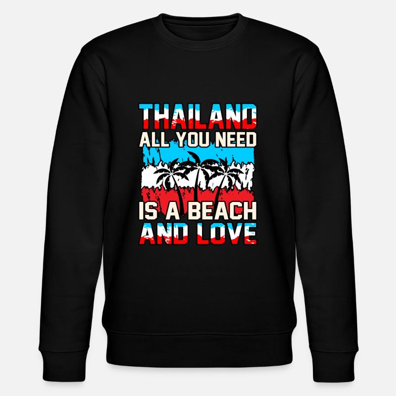 Thailand - Stanley/Stella Unisex Bio-Sweatshirt CHANGER  - Schwarz