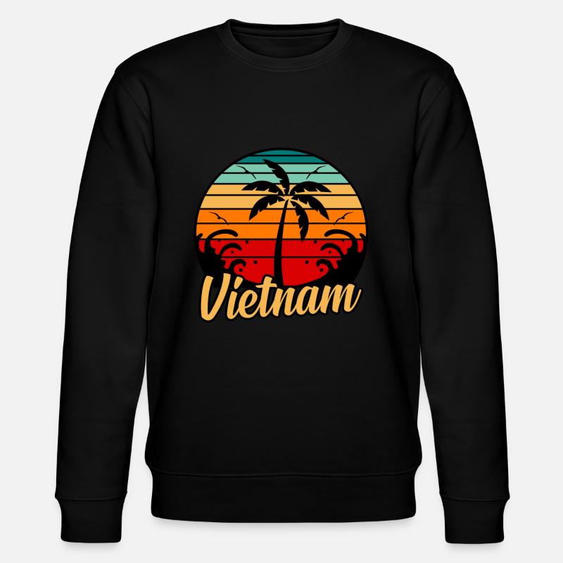 Vietnam - Stanley/Stella Unisex Bio-Sweatshirt CHANGER  - Schwarz
