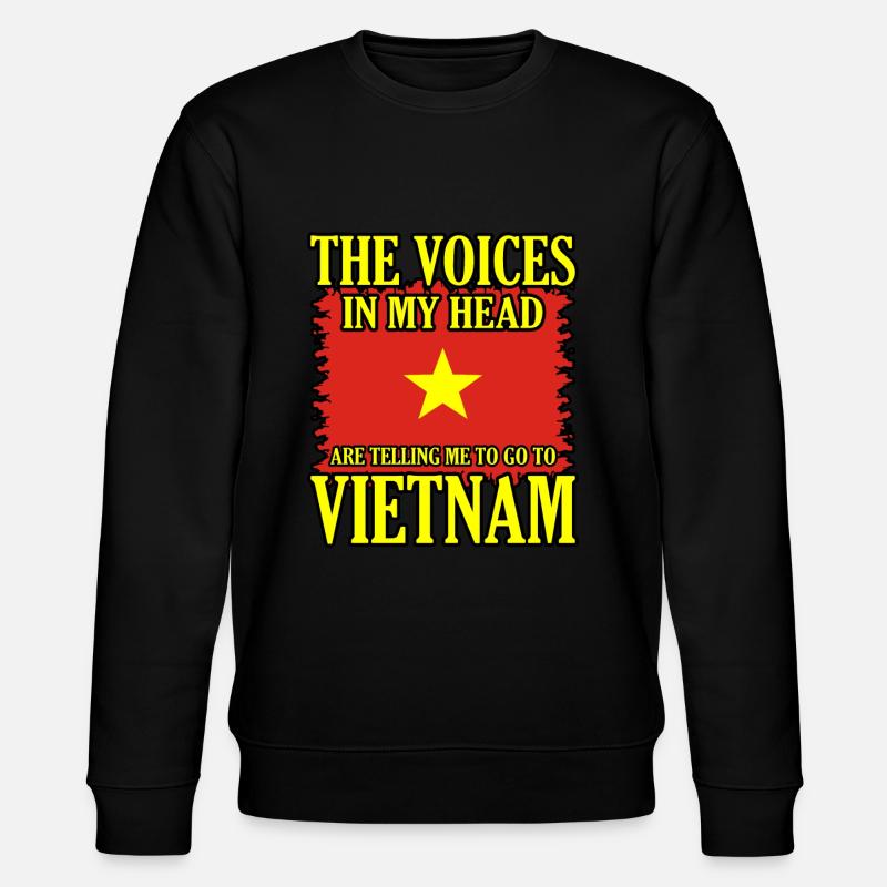 Vietnam - Stanley/Stella Unisex Bio-Sweatshirt CHANGER  - Schwarz