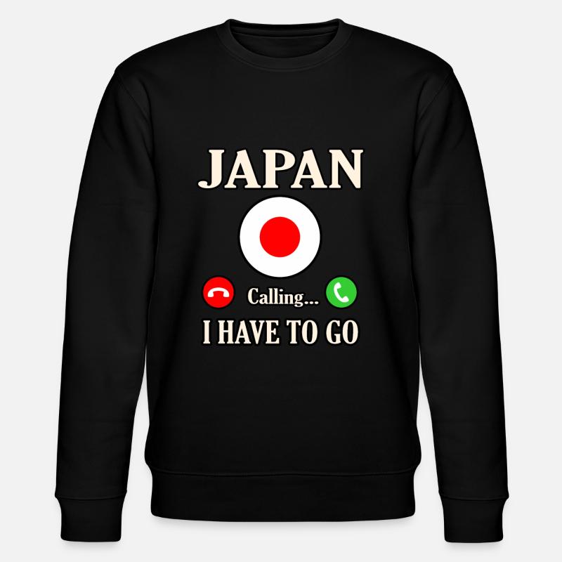 Japan - Stanley/Stella Unisex Bio-Sweatshirt CHANGER  - Schwarz