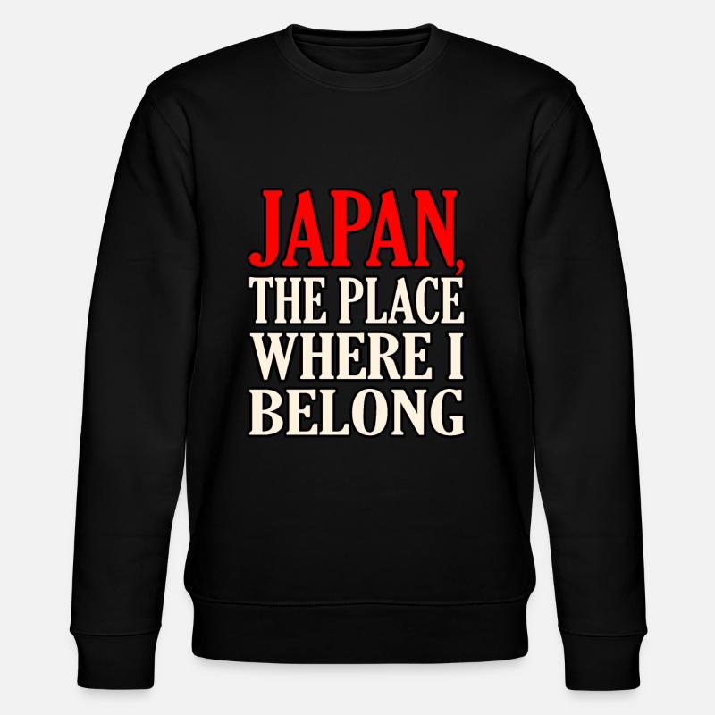 Japan - Stanley/Stella Unisex Bio-Sweatshirt CHANGER  - Schwarz