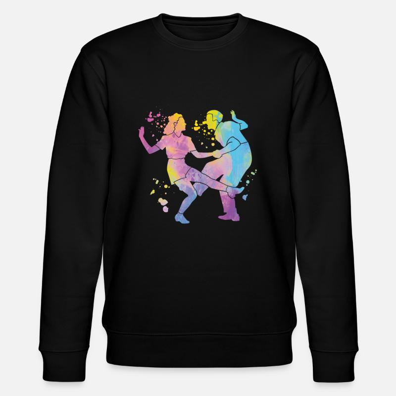 Dancing Swing 60s Boogie Woogie - Stanley/Stella CHANGER Unisex Organic Sweatshirt - black