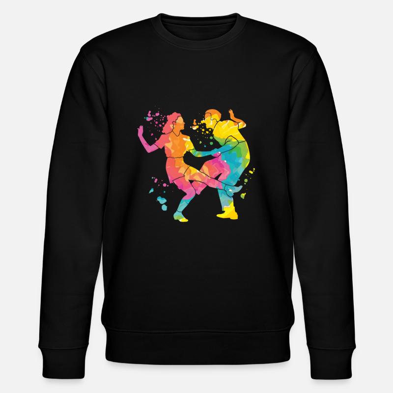 Dancing Swing 60s Boogie Woogie - Stanley/Stella CHANGER Unisex Organic Sweatshirt - black