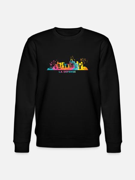 La Défense Skyline Paris - Stanley/Stella CHANGER Unisex Organic Sweatshirt - black