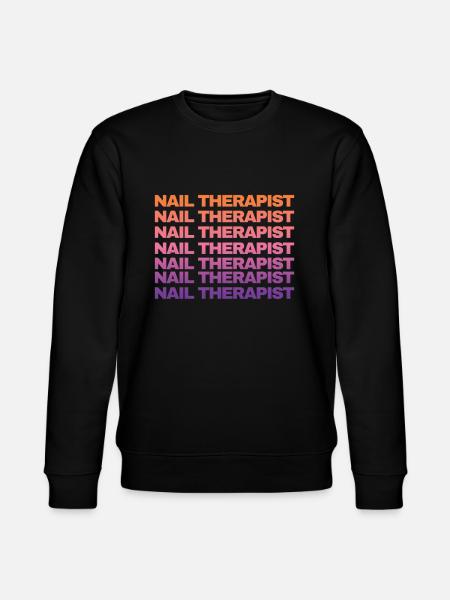 Nageltherapeutin Lustig Nailart Nail Tech - Stanley/Stella Unisex Bio-Sweatshirt CHANGER  - Schwarz