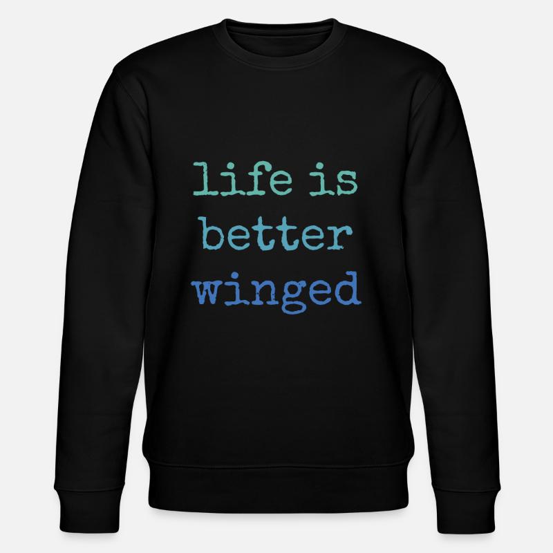 Wing Foil Wingsurf Foil Wing - Sweat bio CHANGER Stanley/Stella Unisexe - noir