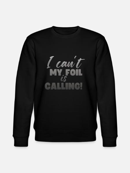 Wing Foil Wingsurfing Foil Wing - Stanley/Stella CHANGER Unisex Organic Sweatshirt - black