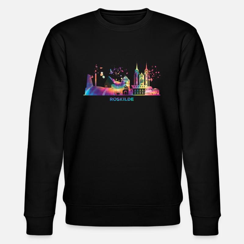Roskilde Skyline Roskilde - Sweat bio CHANGER Stanley/Stella Unisexe - noir