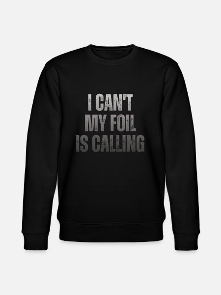 Wing Foil Wingsurfing Foil Wing - Stanley/Stella CHANGER Unisex Organic Sweatshirt - black