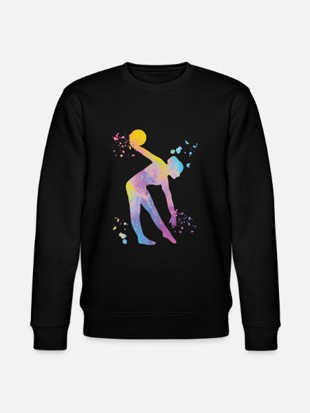Gymnast with ball rhythmic gymnastics - Stanley/Stella CHANGER Unisex Organic Sweatshirt - black