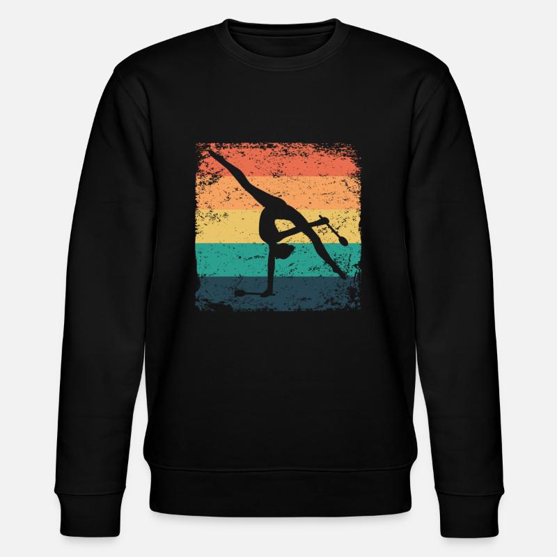 Gymnast Legs Gymnastique Rythmique Rétro - Sweat bio CHANGER Stanley/Stella Unisexe - noir