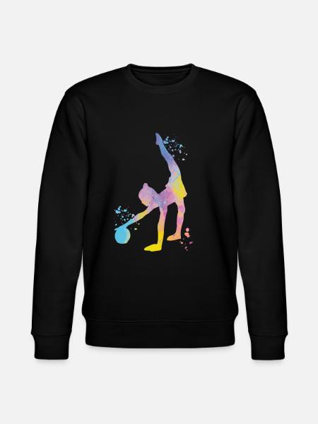 Gymnast with ball rhythmic gymnastics - Stanley/Stella CHANGER Unisex Organic Sweatshirt - black