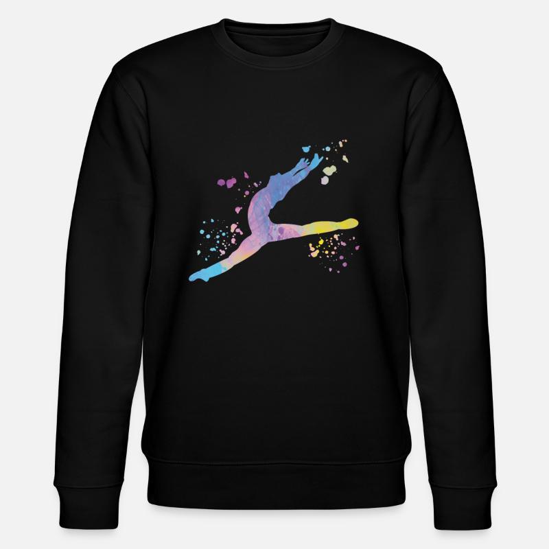 Ballet Danseur Colorsplash Man Ballerino - Sweat bio CHANGER Stanley/Stella Unisexe - noir
