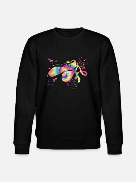 Ballet Shoes Dancer Mrs. Ballerina - Stanley/Stella CHANGER Unisex Organic Sweatshirt - black