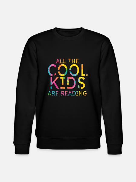 All Cool Kids Read Teachers - Stanley/Stella CHANGER Unisex Organic Sweatshirt - black
