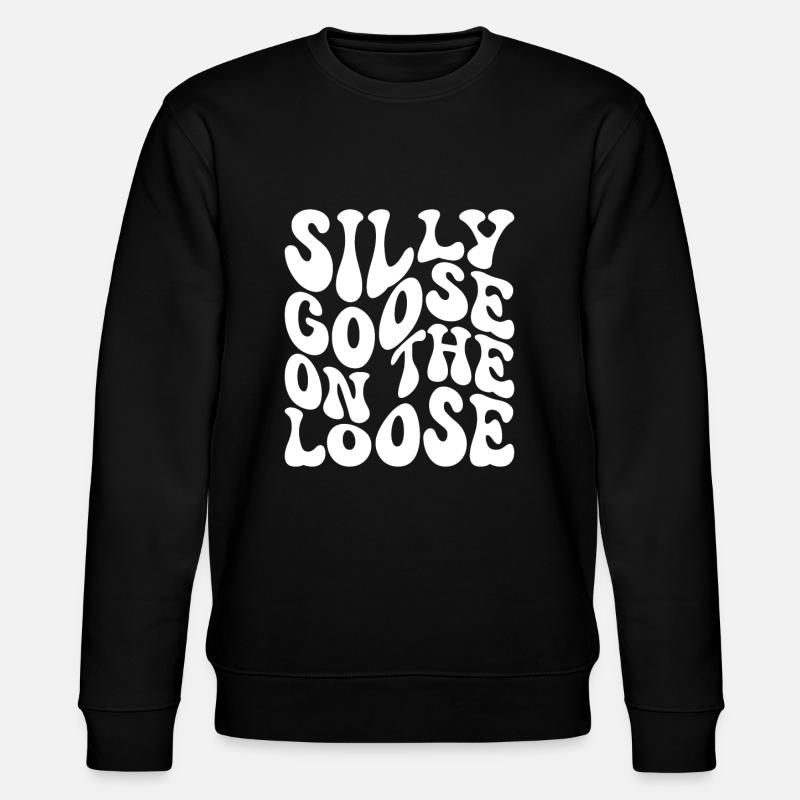 L’oie stupide en liberté - Sweat bio CHANGER Stanley/Stella Unisexe - noir