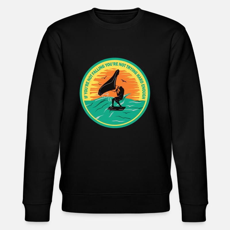 Wings Foil Wingsurf Foil Wings - Sweat bio CHANGER Stanley/Stella Unisexe - noir