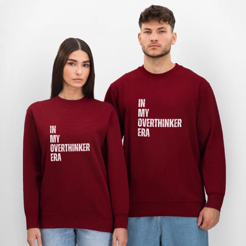 Dans mon ère Overthinker Overthink Sweat bio CHANGER Stanley/Stella Unisexe