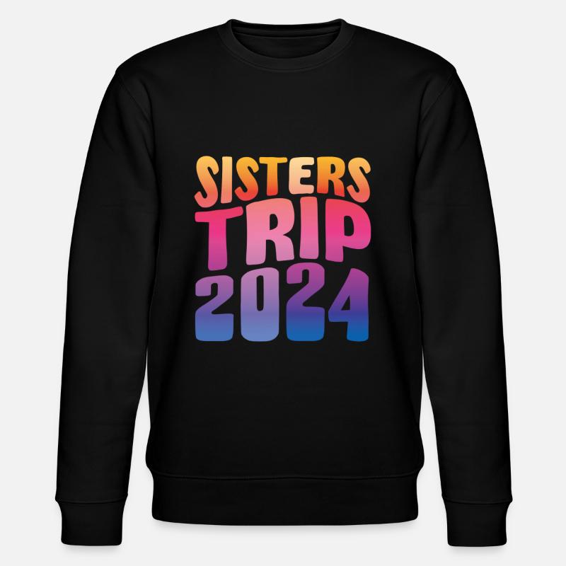 Sisters Trip 2024 - Stanley/Stella Unisex Bio-Sweatshirt CHANGER  - Schwarz